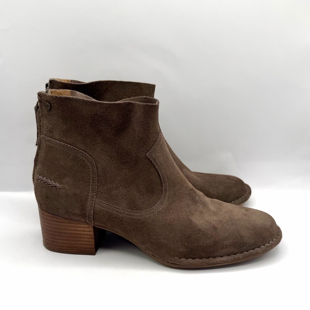 UGG Women's Bandara Ankle Boots Size 9 S/n 1095053 Brown Suede Booties